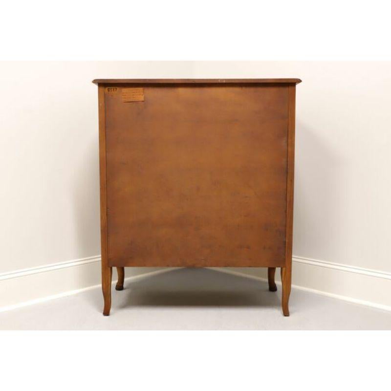 20th Century ROBERT W IRVIN CO French Provincial Walnut Chest of Five Drawers For Sale