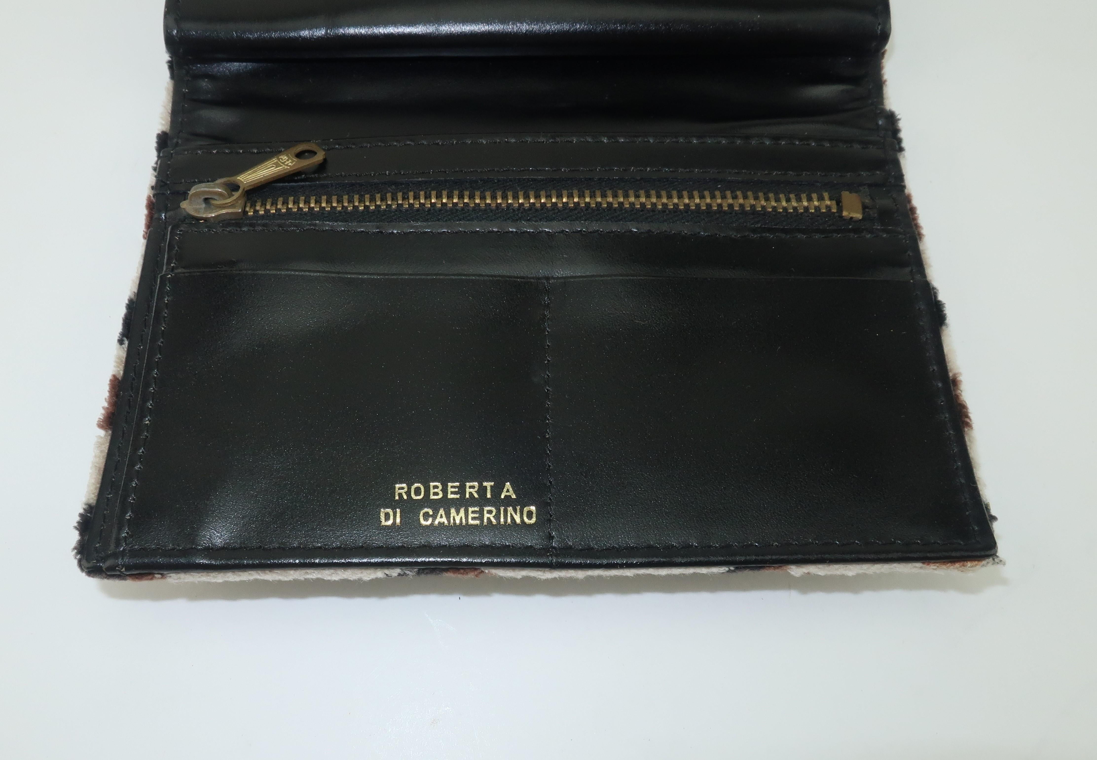 Vintage Roberta di Camerino Velvet & Leather Wallet 2