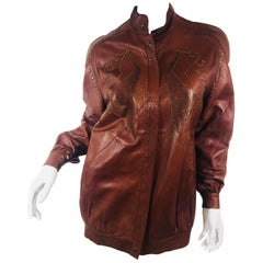 Vintage Roberto Cavalli Leather Jacket
