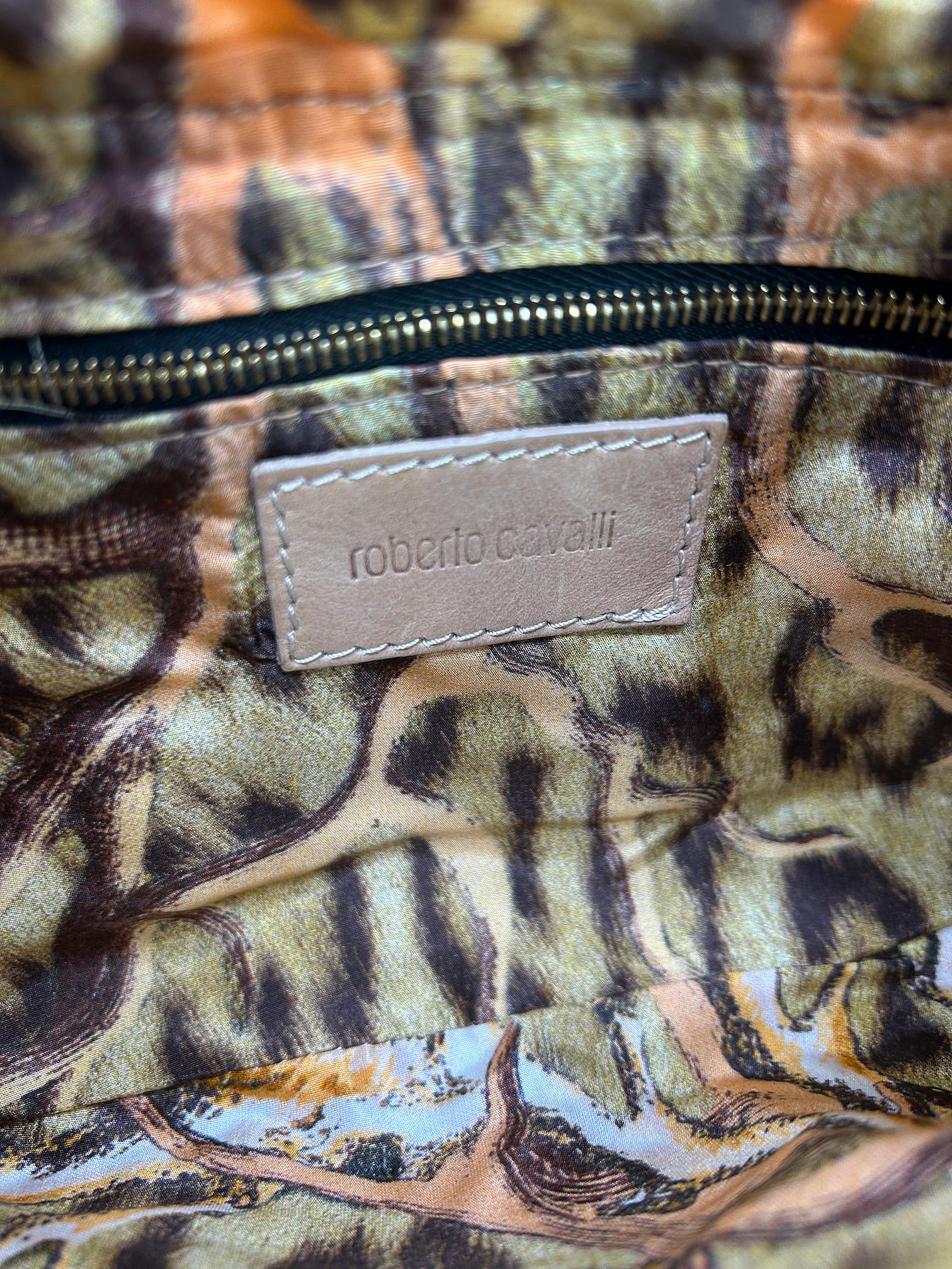 Vintage Roberto Cavalli Macrame Silk Drawstring Baguette For Sale 6
