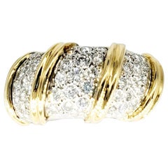 Vintage Roberto Coin 2,70 Karat Diamant Dome Ring