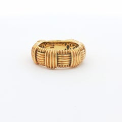 Roberto Coin 18K Yellow Gold Woven Band Ring, Italian Craftsmanship