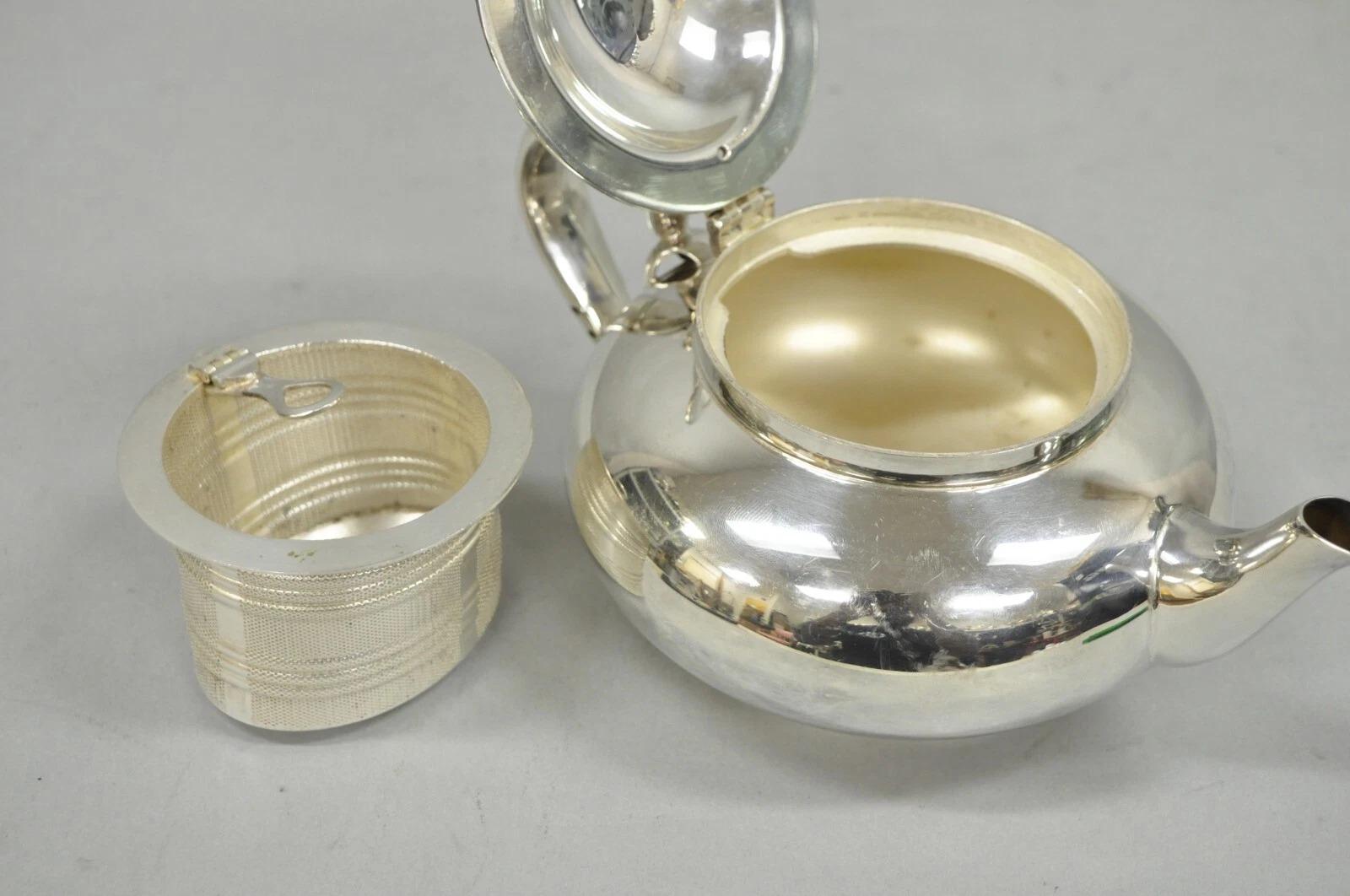 Vintage Robur Challenge EPNS 'Tetera perfecta' Tetera plateada Chapado en plata en venta
