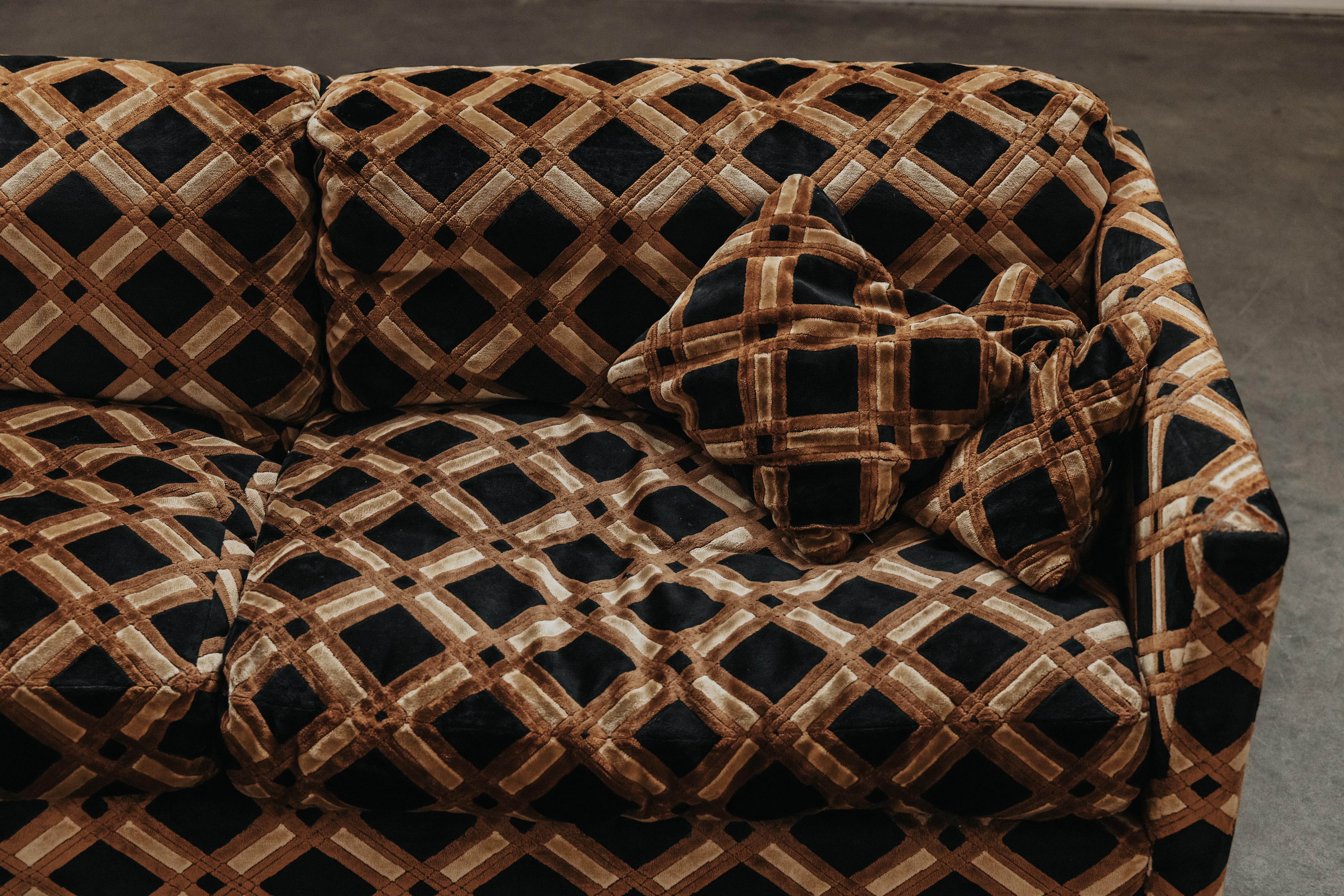 Européen Canapé vintage Roche Bobois de France, vers 1970
