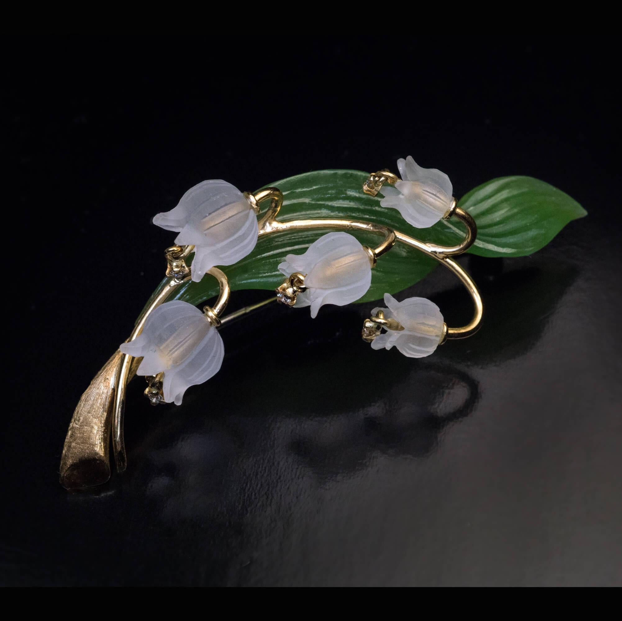 lily of the valley pin