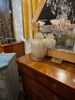 Vintage Rock Crystal Lamp from Brazil