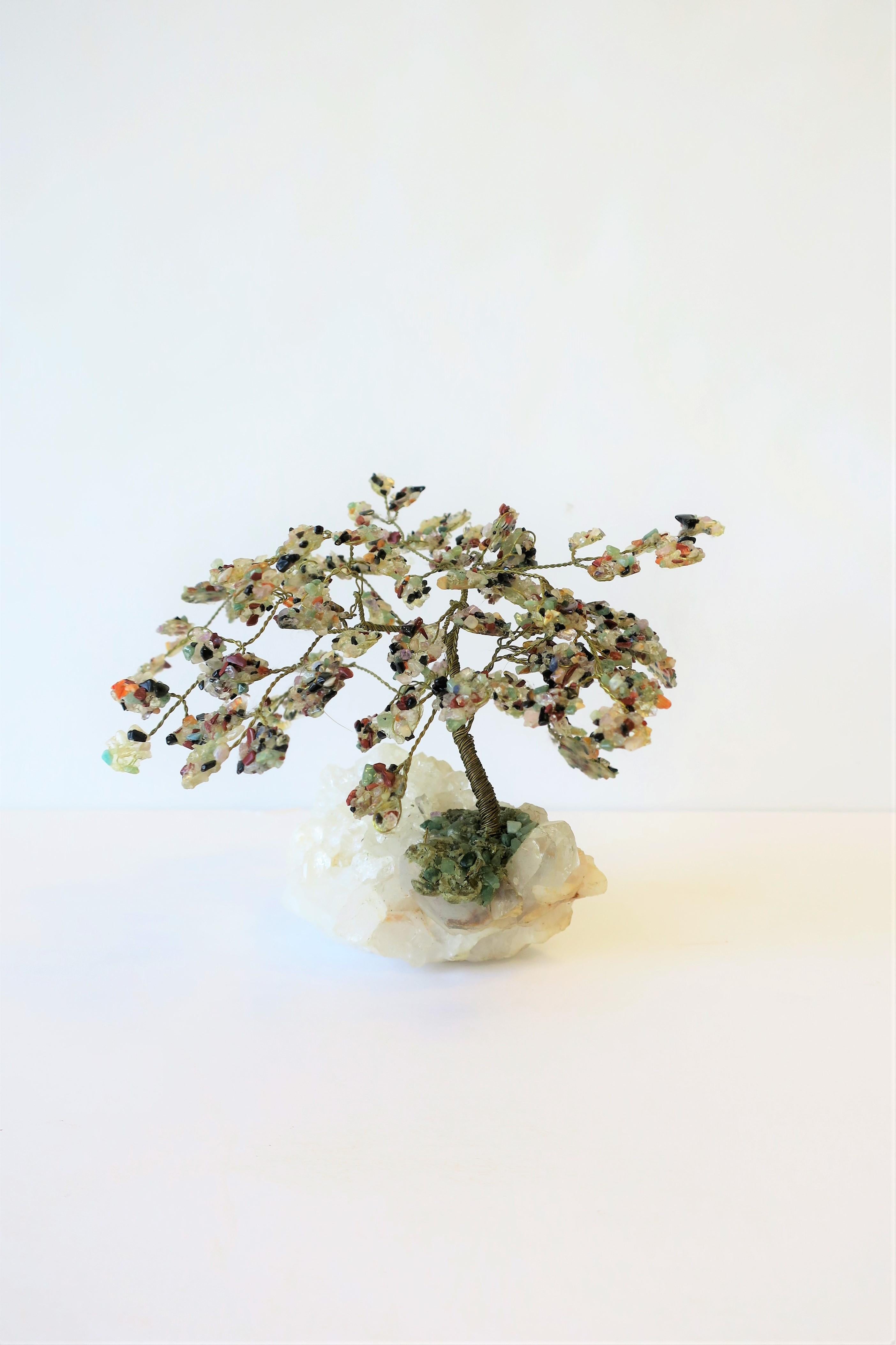 Vintage Rock Crystal Tree of Life 11