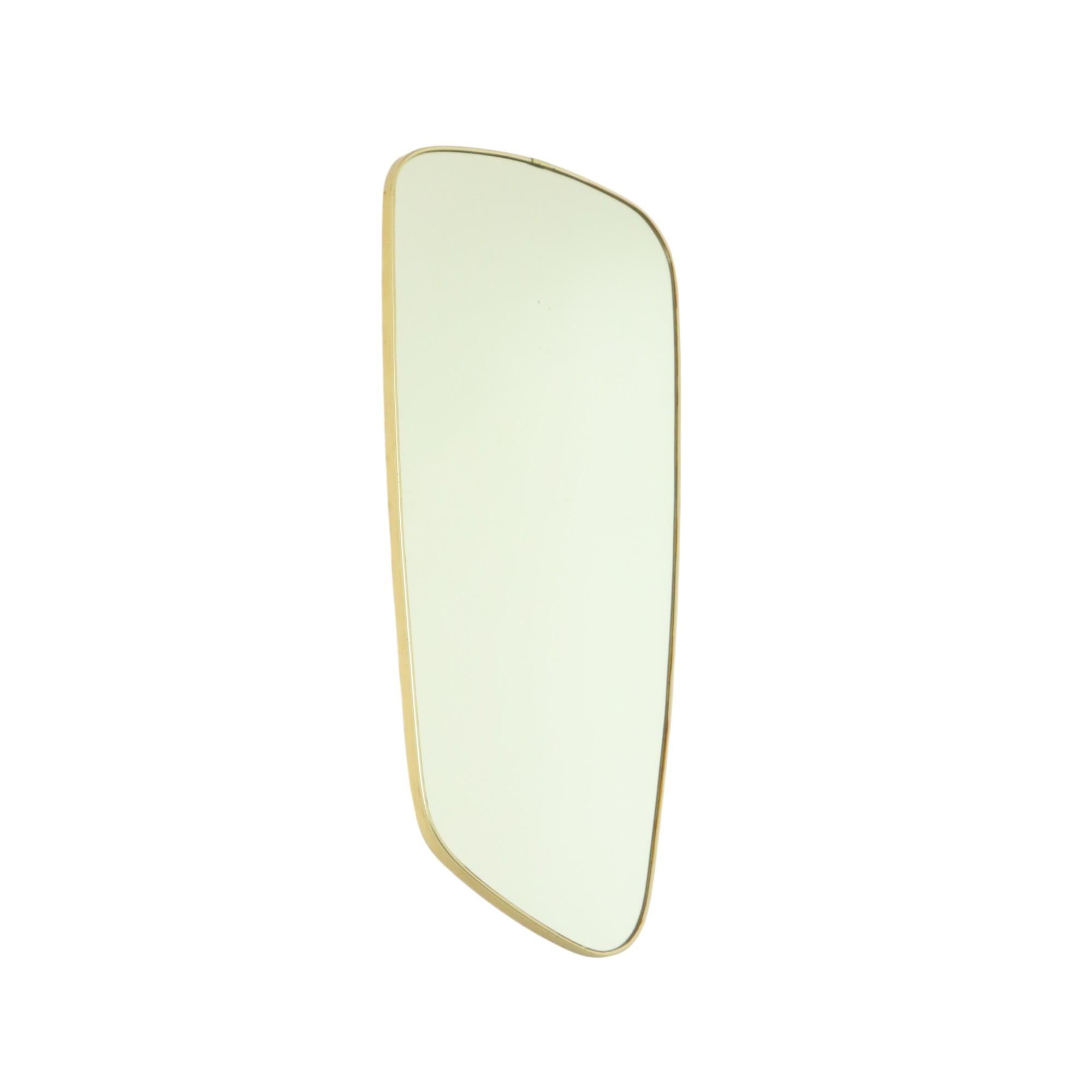 Vintage Rockabilly Miroir Freeform Asymmetrical Gold Fifties en vente 8