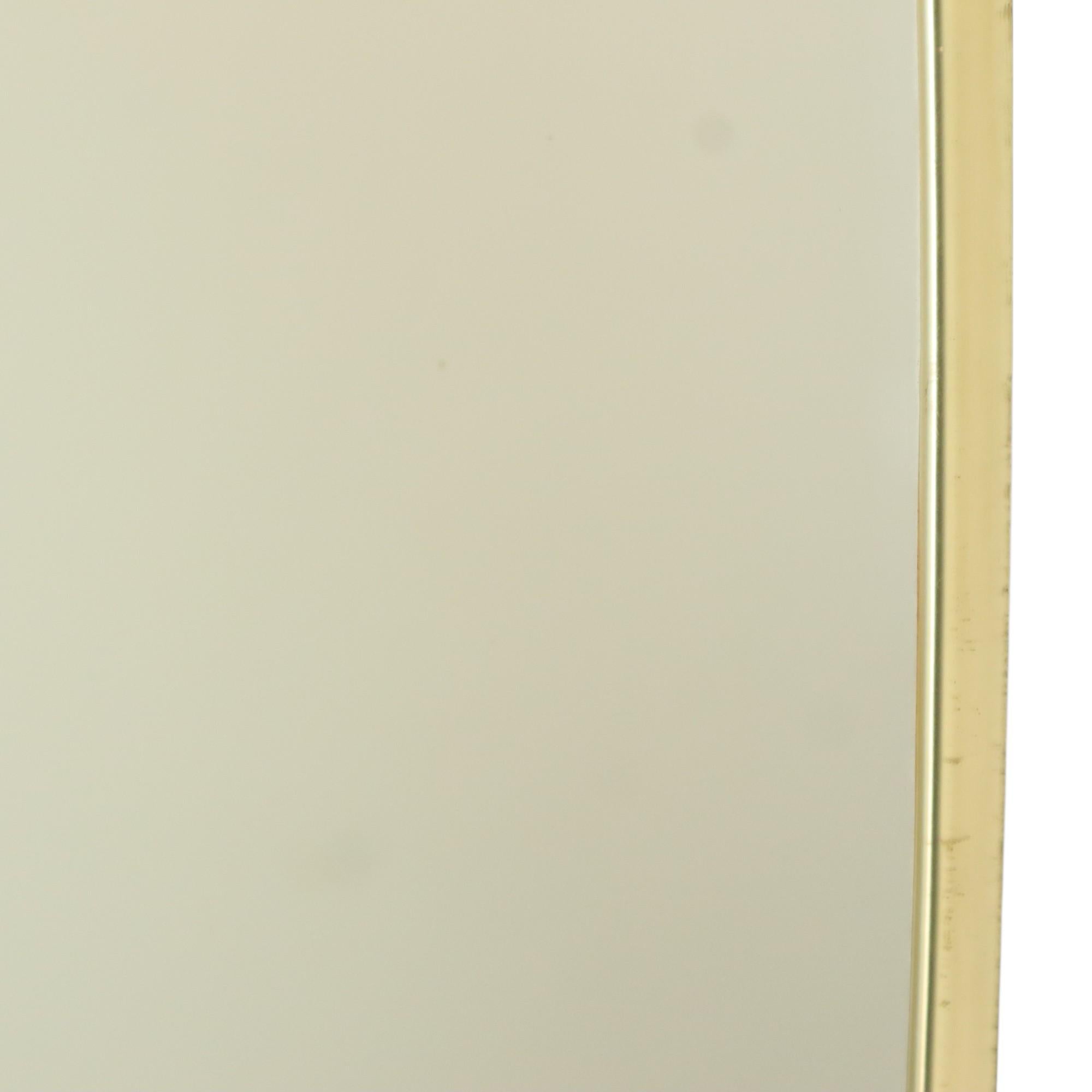 Vintage Rockabilly Miroir Freeform Asymmetrical Gold Fifties en vente 1