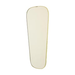 Vintage Rockabilly Freeform Mirror Gold Fifties Design 61cm