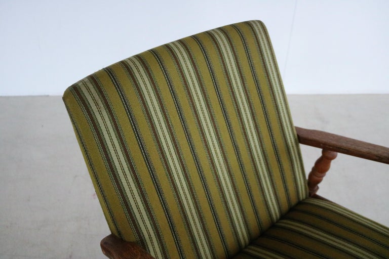 vintage rocking chair armchair brutalist 50s Danish For Sale at 1stDibs