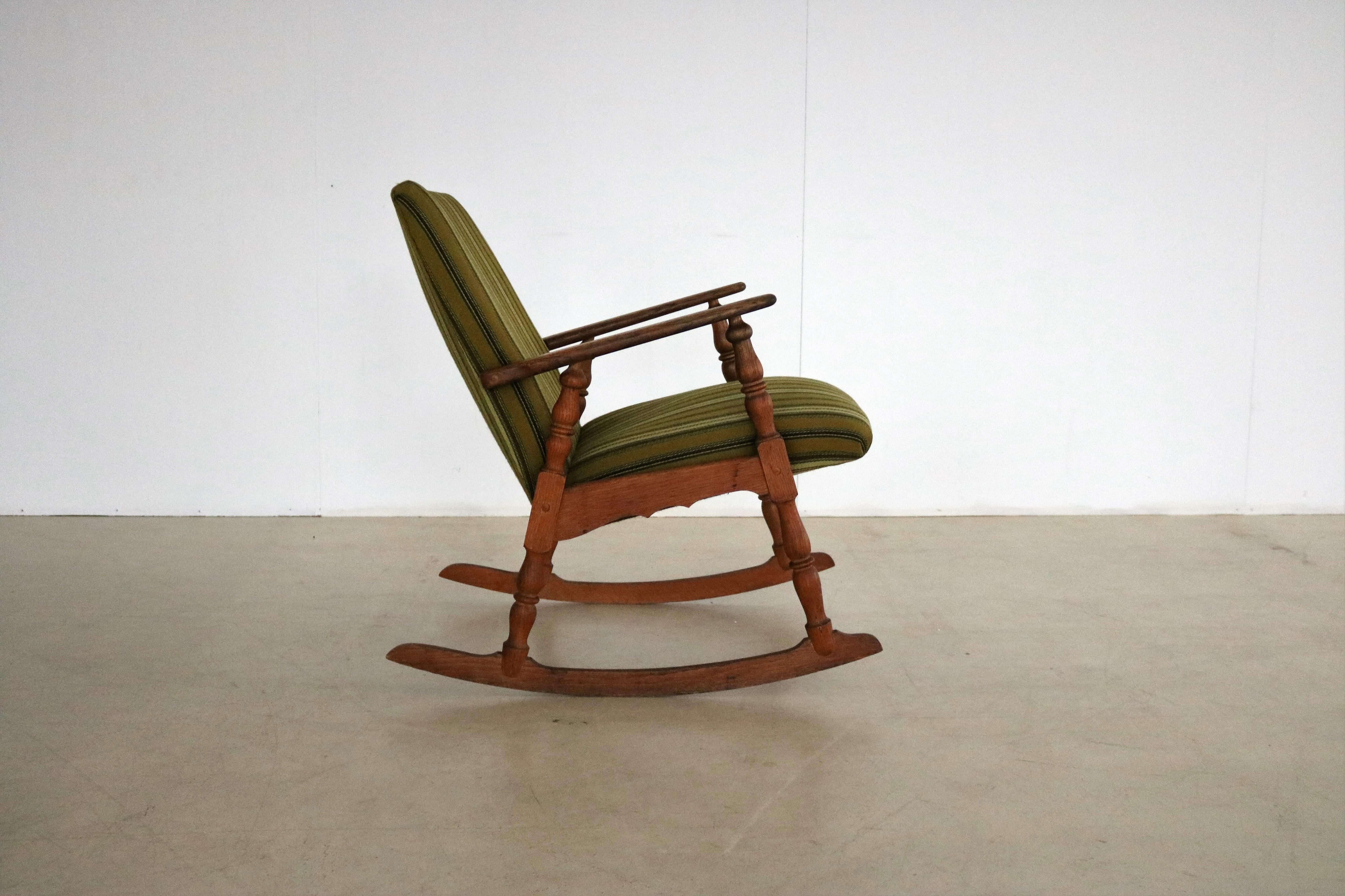 vintage rocking chair  armchair  brutalist  50s  Danish 3