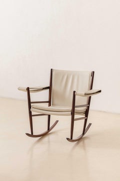 Vintage Rocking Chair by Joaquim Tenreiro, 1947, Brazilian Midcentury Design
