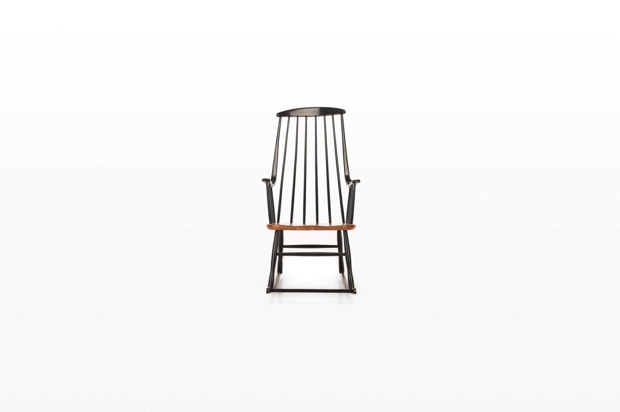Vintage rocking chairs designed by Lena Larsson for Nesto, Sweden 1950s.