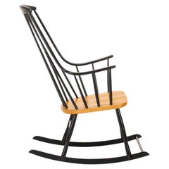 Vintage Rocking Chair by Lena Larsson for Nesto, Sweden, 1950s