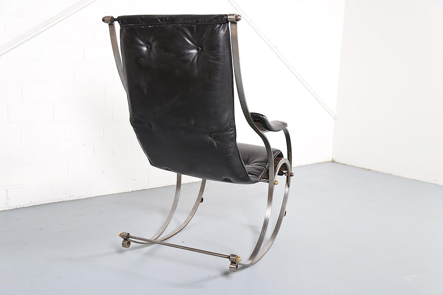 Chaise à bascule vintage Peter Cooper pour R. W. Winfield en 1851 en vente 9