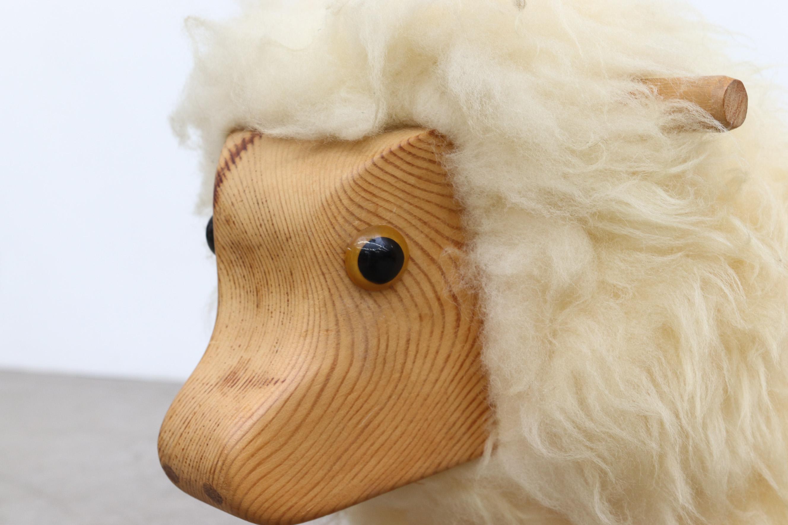 Vintage Rocking Sheep by Hans-Peter Krafft for Meier, Germany 5