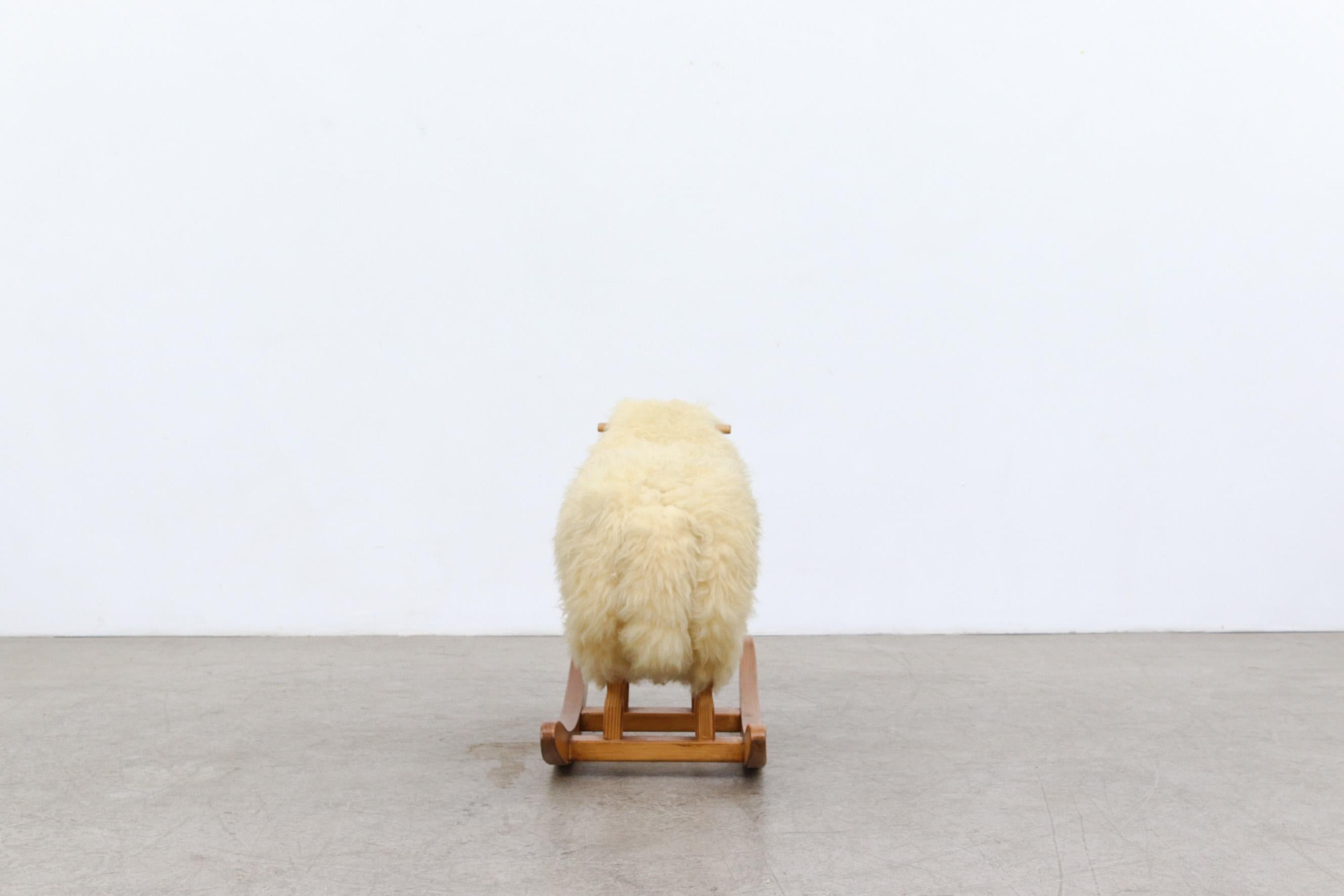 Vintage Rocking Sheep by Hans-Peter Krafft for Meier, Germany 1