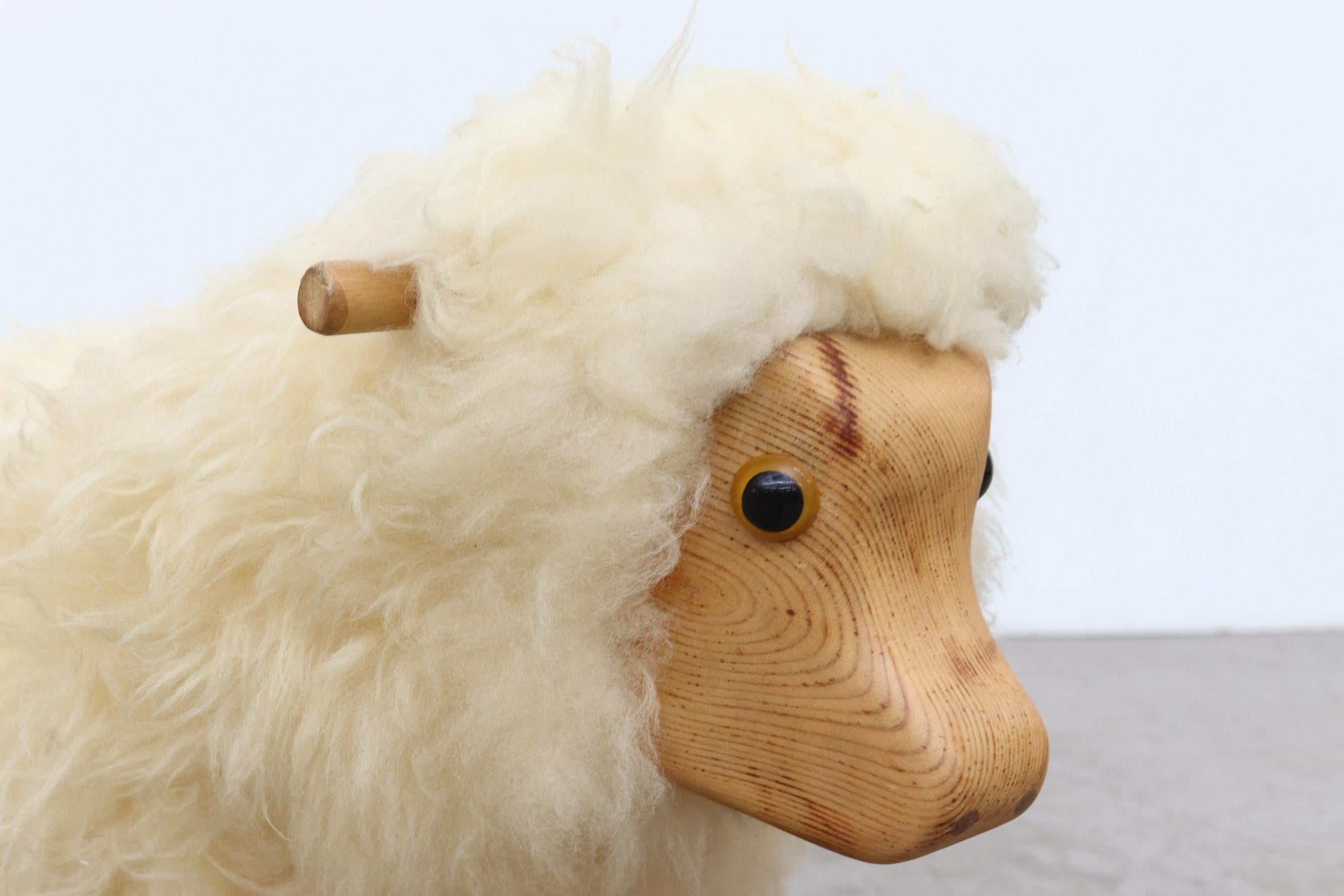 Vintage Rocking Sheep by Hans-Peter Krafft for Meier, Germany 3