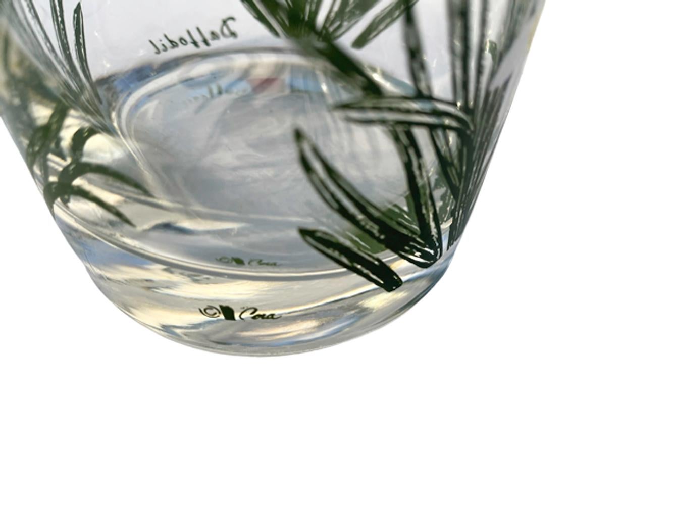 Berggläser von Cera Glassware mit „Daffodil“-Muster (amerikanisch) im Angebot