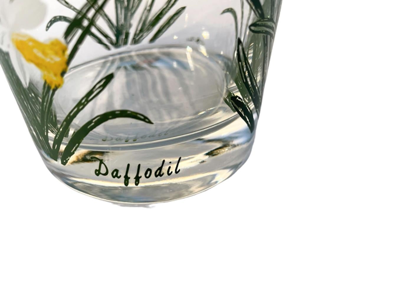 Berggläser von Cera Glassware mit „Daffodil“-Muster im Zustand „Gut“ im Angebot in Nantucket, MA