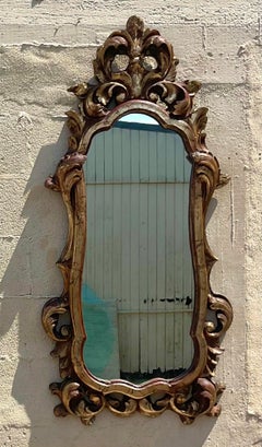 Vintage Rococo Gilt Grand Mirror