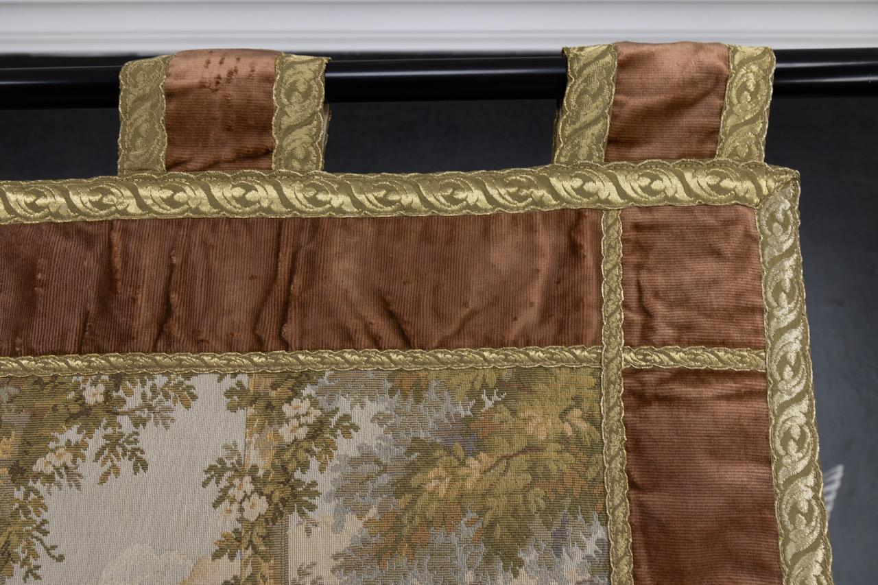 Wandteppich im Rokoko-Stil, Wandbehang, Belgien im Angebot 10