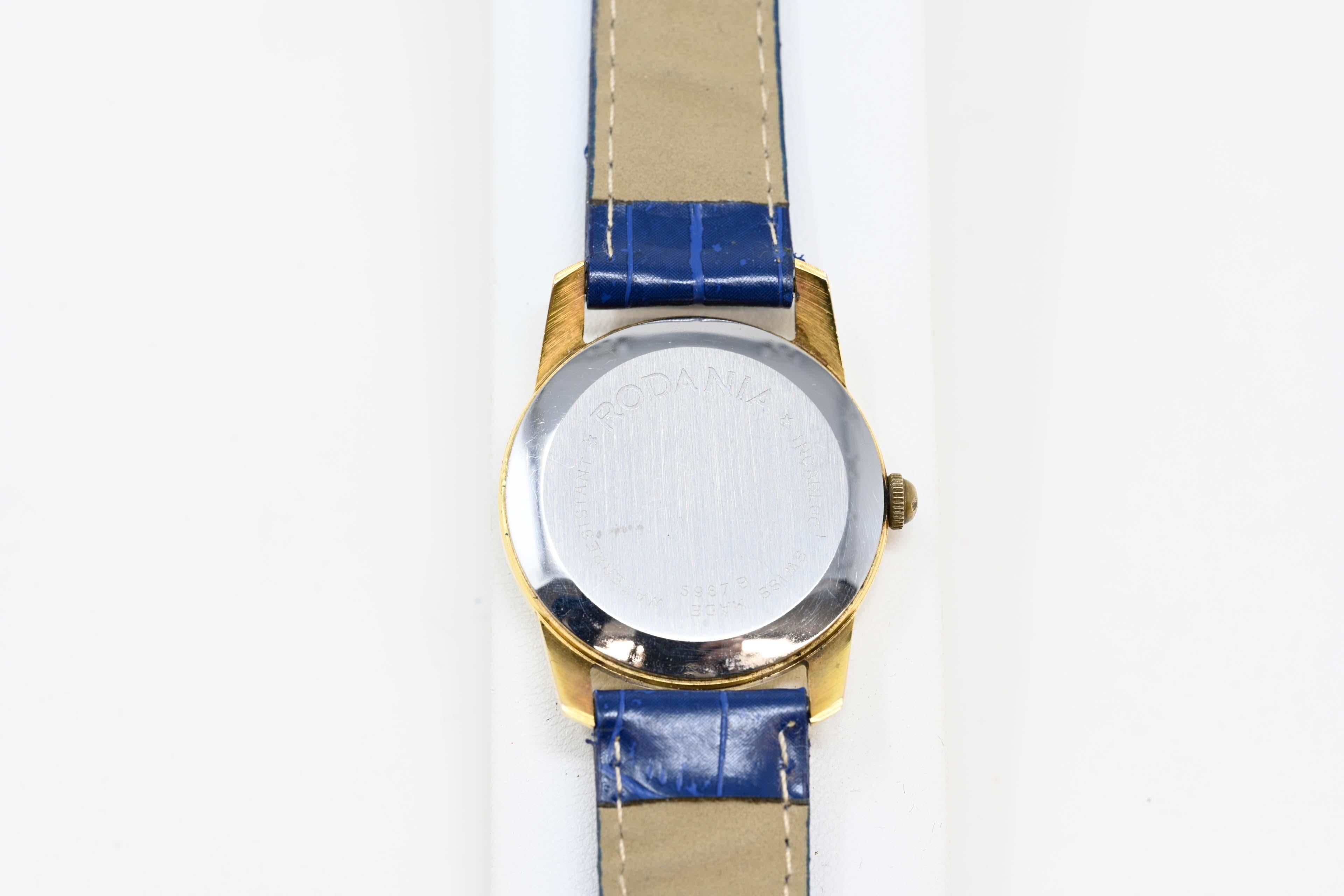 Reloj de hombre Rodania Vintage 17 Jewel Suizo en Bueno estado para la venta en Montreal, QC