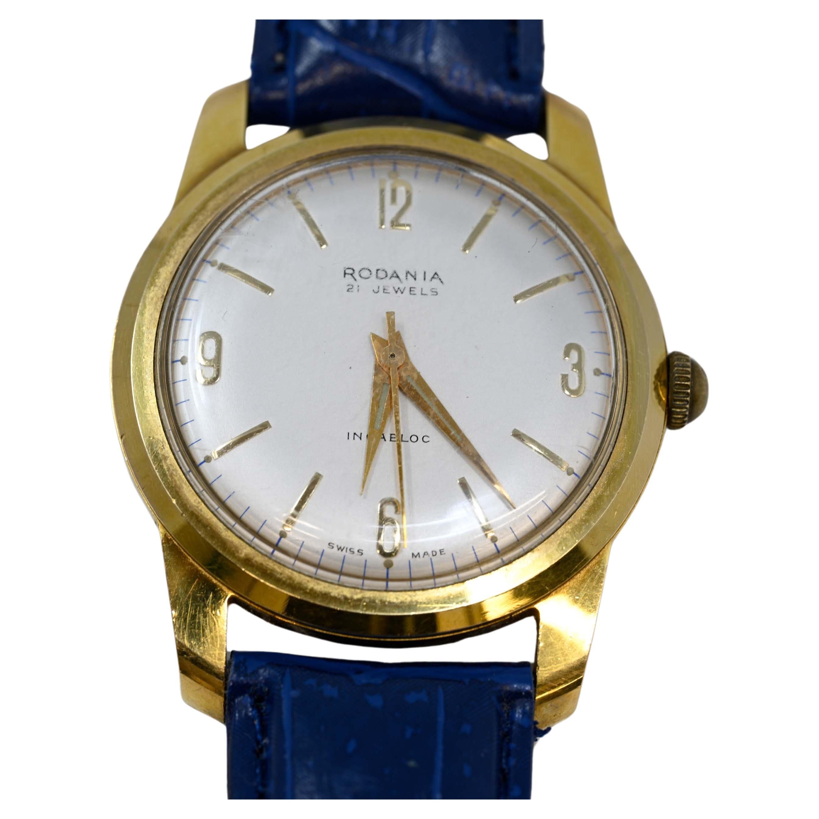 Montre pour hommes Rodania 17 bijoux suisses