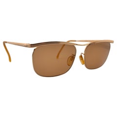 Vintage Rodenstock Locarno Gold Midcentury Lunettes de soleil 1960's Allemagne