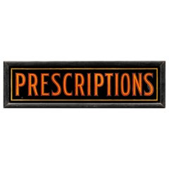 Vintage ROG Prescriptions Sign