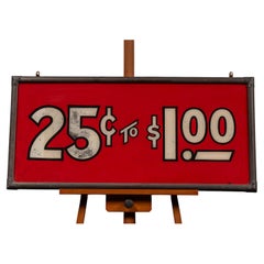 Vintage ROG Retail Pricing Display Sign