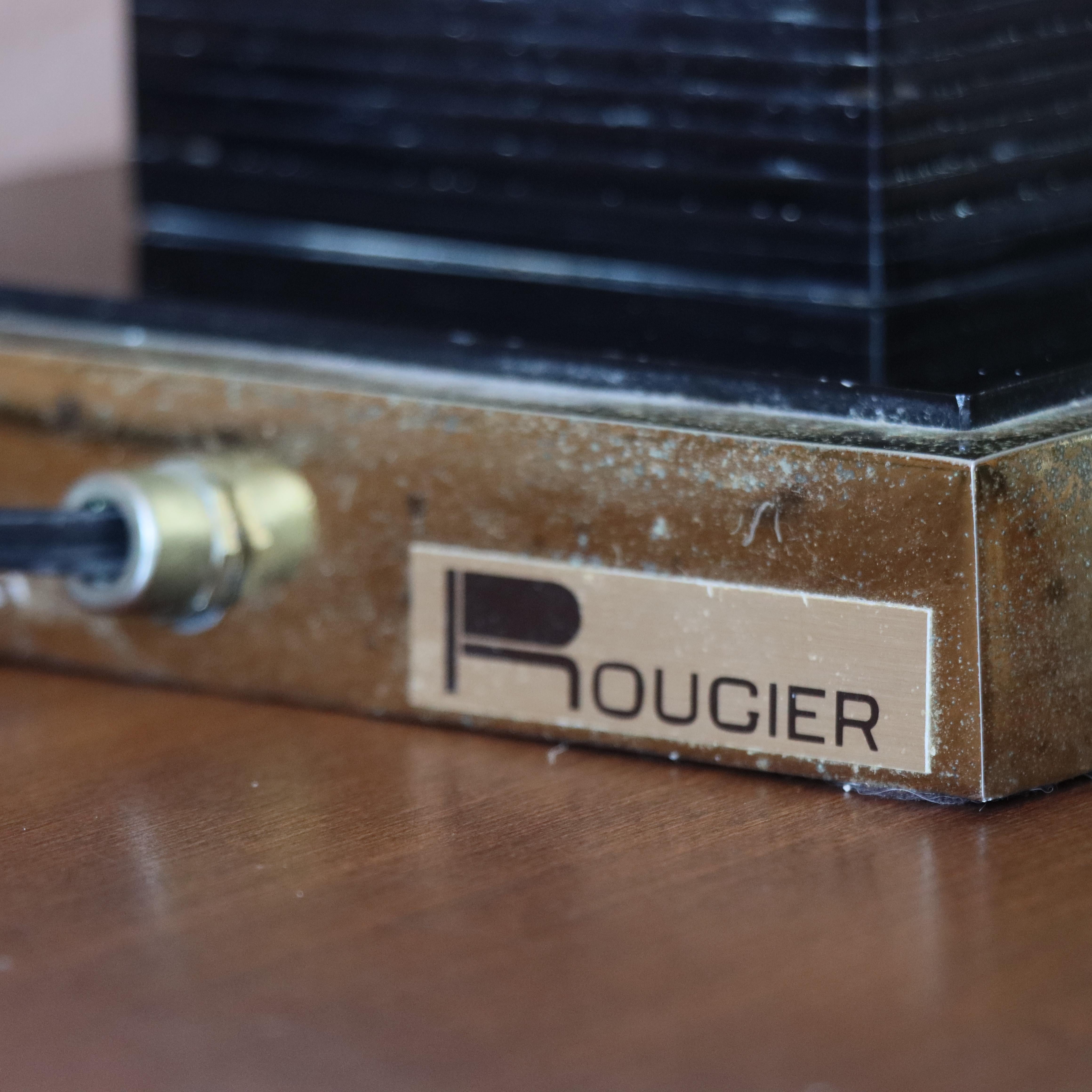 Vintage Roger Rougier “Tube” Table Lamp, 1970s Canada, Mod, Space Age 6