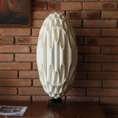 Vintage Roger Rougier “Tube” Table Lamp, 1970s Canada, Mod, Space Age