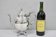 Vintage Rogers & Bro "Exquisite" 4602 Victorian Silver Plated Coffee Pot Teapot