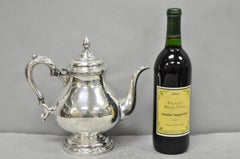 Vintage Rogers Bros Remembrance 9802 Victorian Silver Plated Teapot Tea Kettle