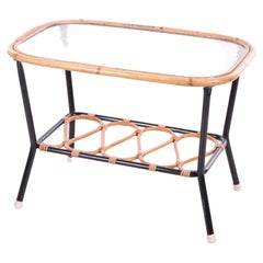 Vintage Rohe Noordwolde Bamboo Coffee Table, 1950s