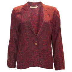 Vintage Rolan Klein Paisley Print Jacket