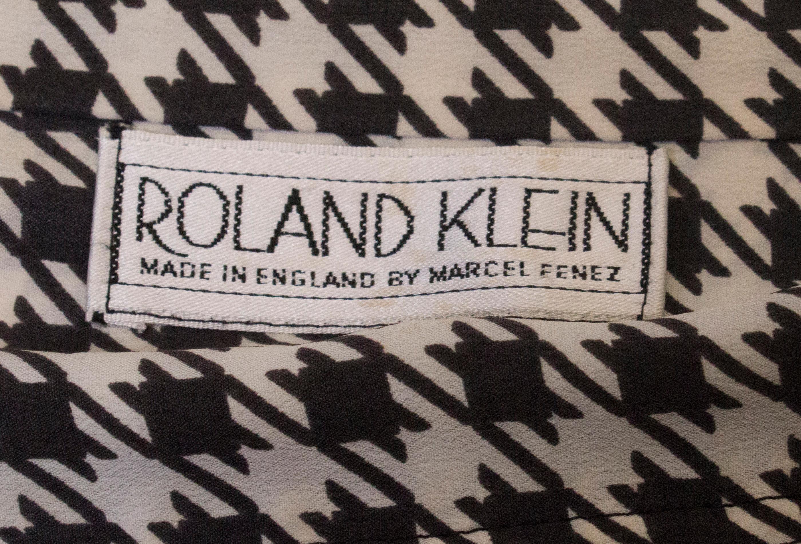 Vintage Roland Klein Silk Overshirt For Sale 3