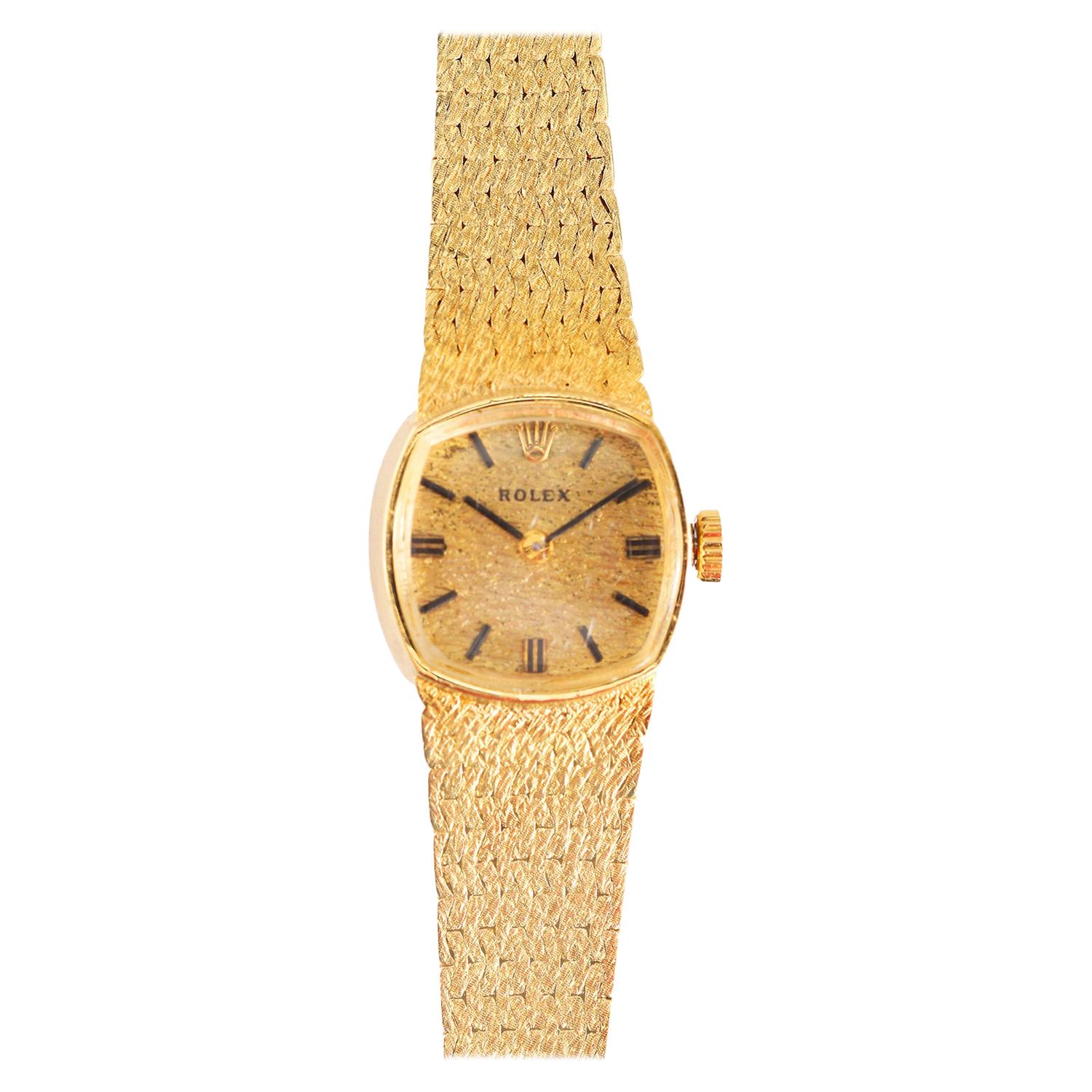 Vintage Rolex 14k Yellow Gold Rolex Watch Ref. 8214