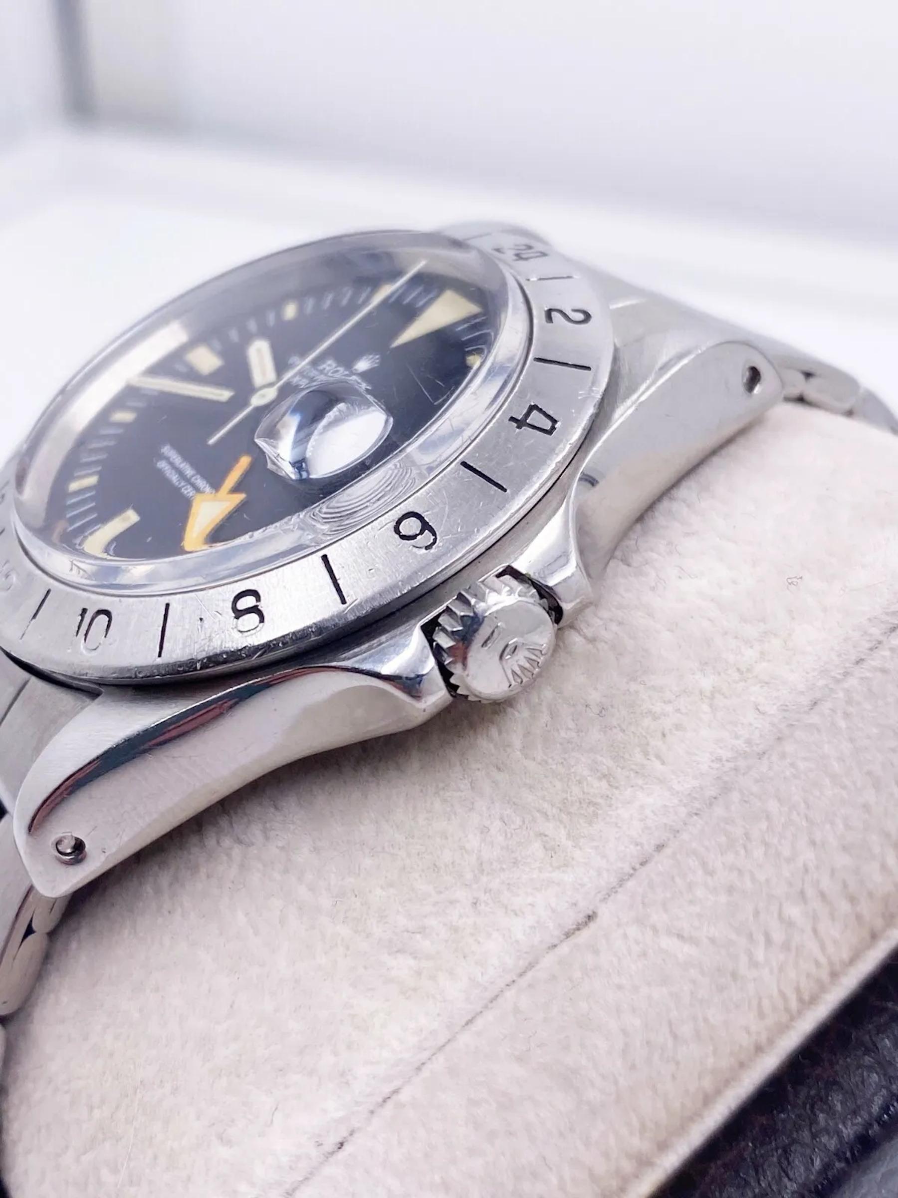 Vintage Rolex 1655 Explorer Steve McQueen STRAIGHT HAND 1972 UNPOLISHED For Sale 2