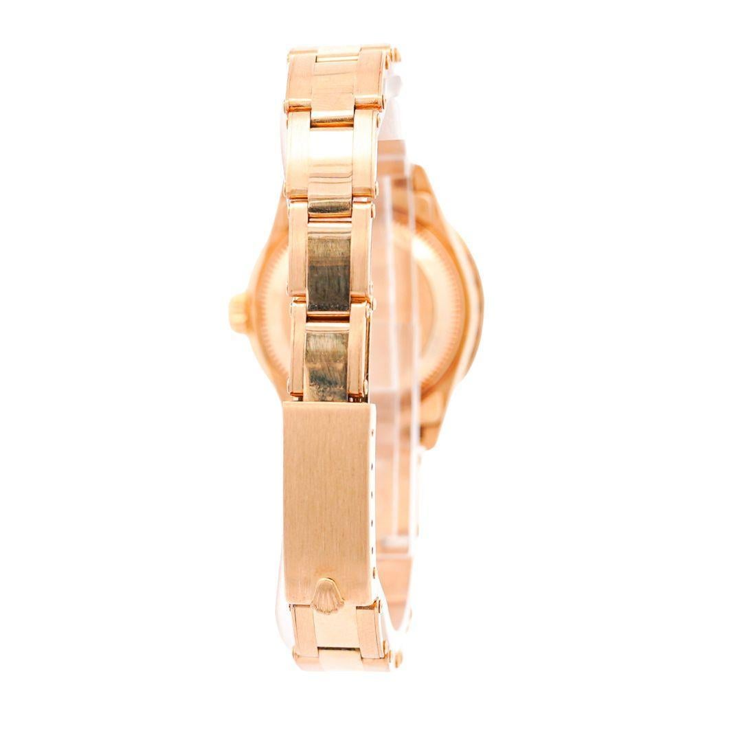 Vintage Rolex 18K Gold DateJust 28mm Diamond Bezel & Dial Watch For Sale 3