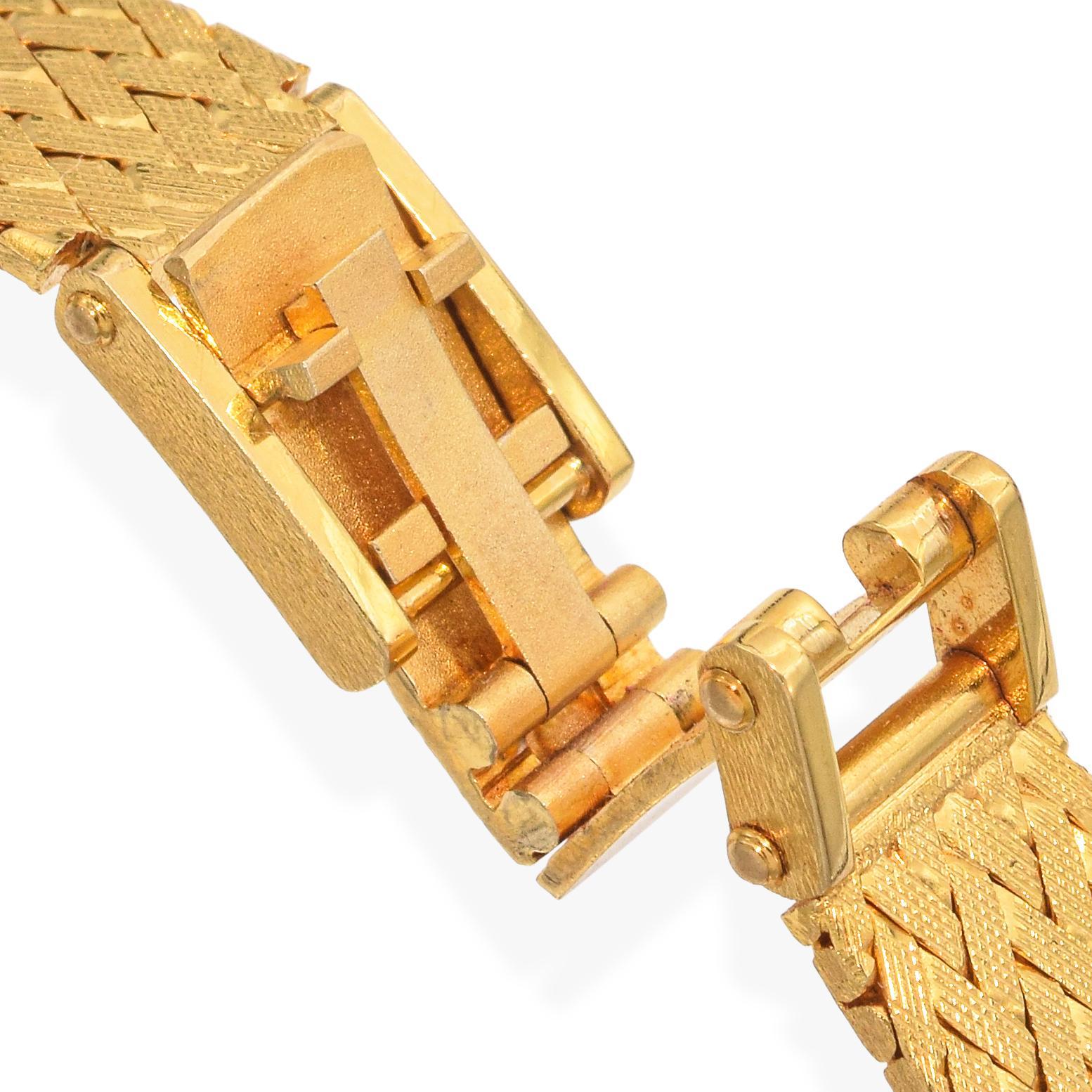 Vintage Rolex 18k Yellow Gold and Diamond Orchid Ladies Watch 1