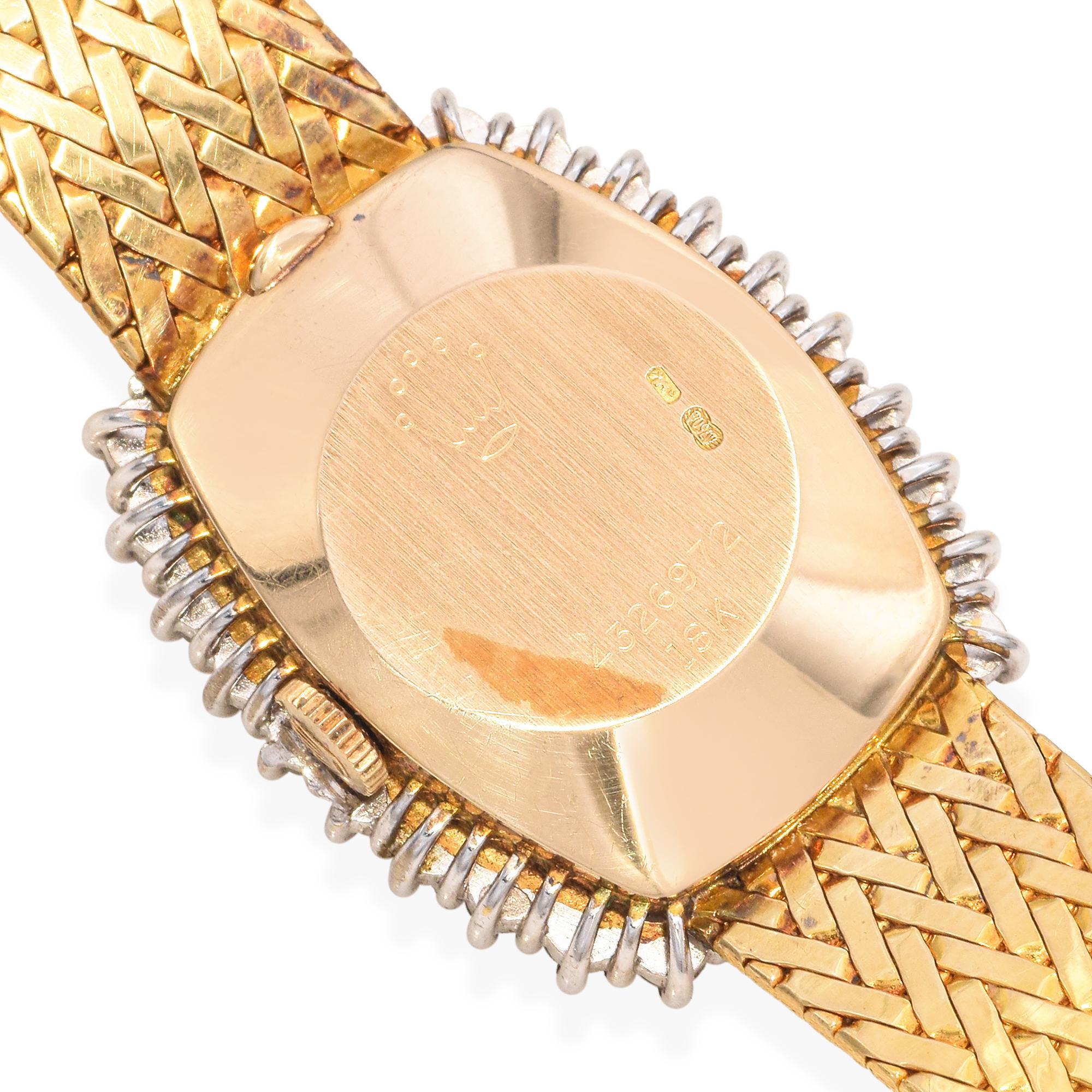 Vintage Rolex 18k Yellow Gold and Diamond Orchid Ladies Watch 3
