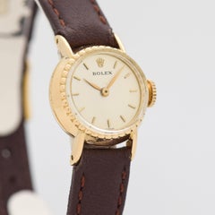 Vintage Rolex 18 Karat Yellow Gold Ladies Watch, 1960s-1970s