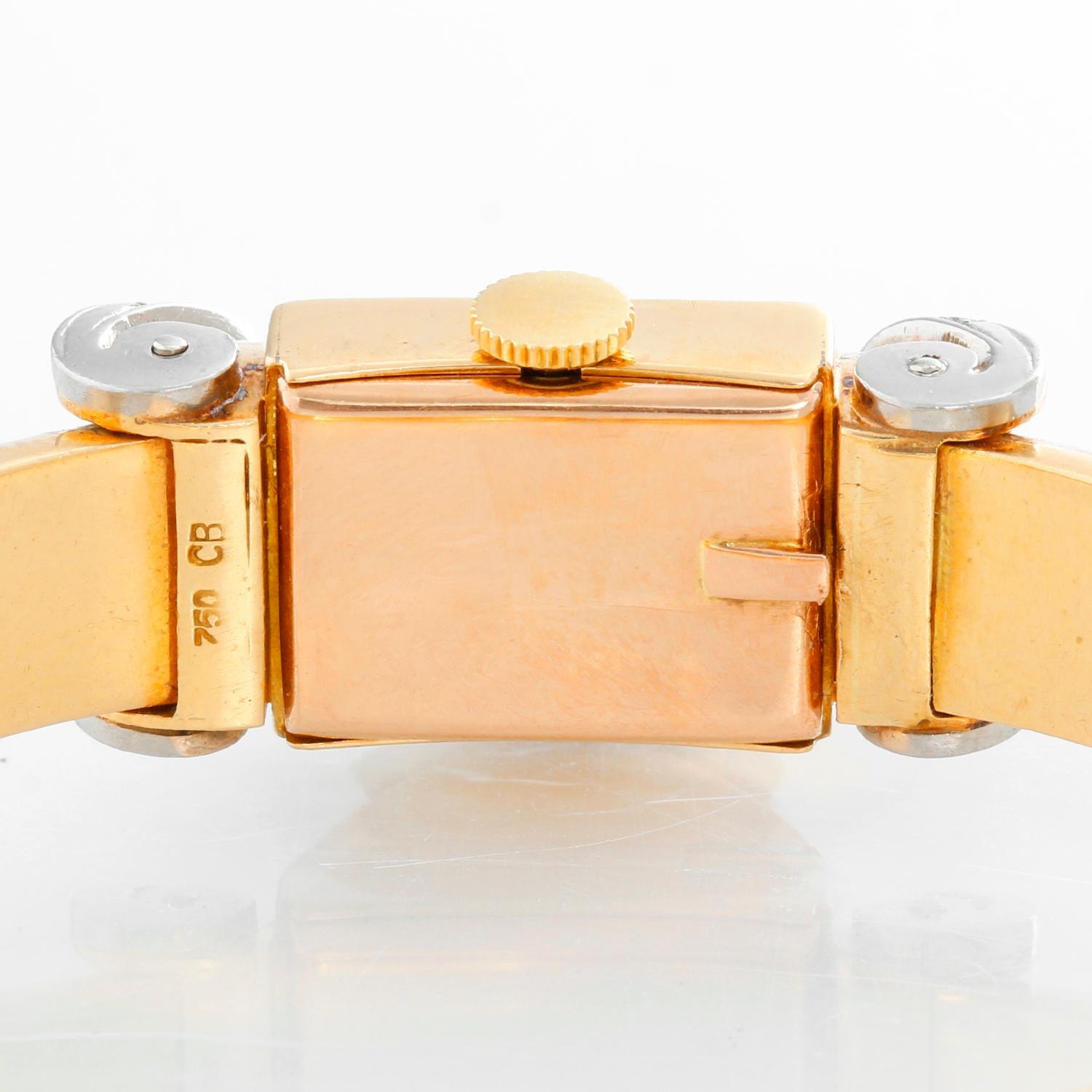Vintage Rolex 18 Karat Yellow Gold Ladies Watch 1