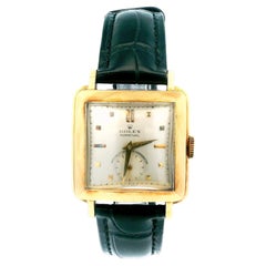 Vintage Rolex 4643 Square Bubble-back 18k Yellow Gold Original Dial