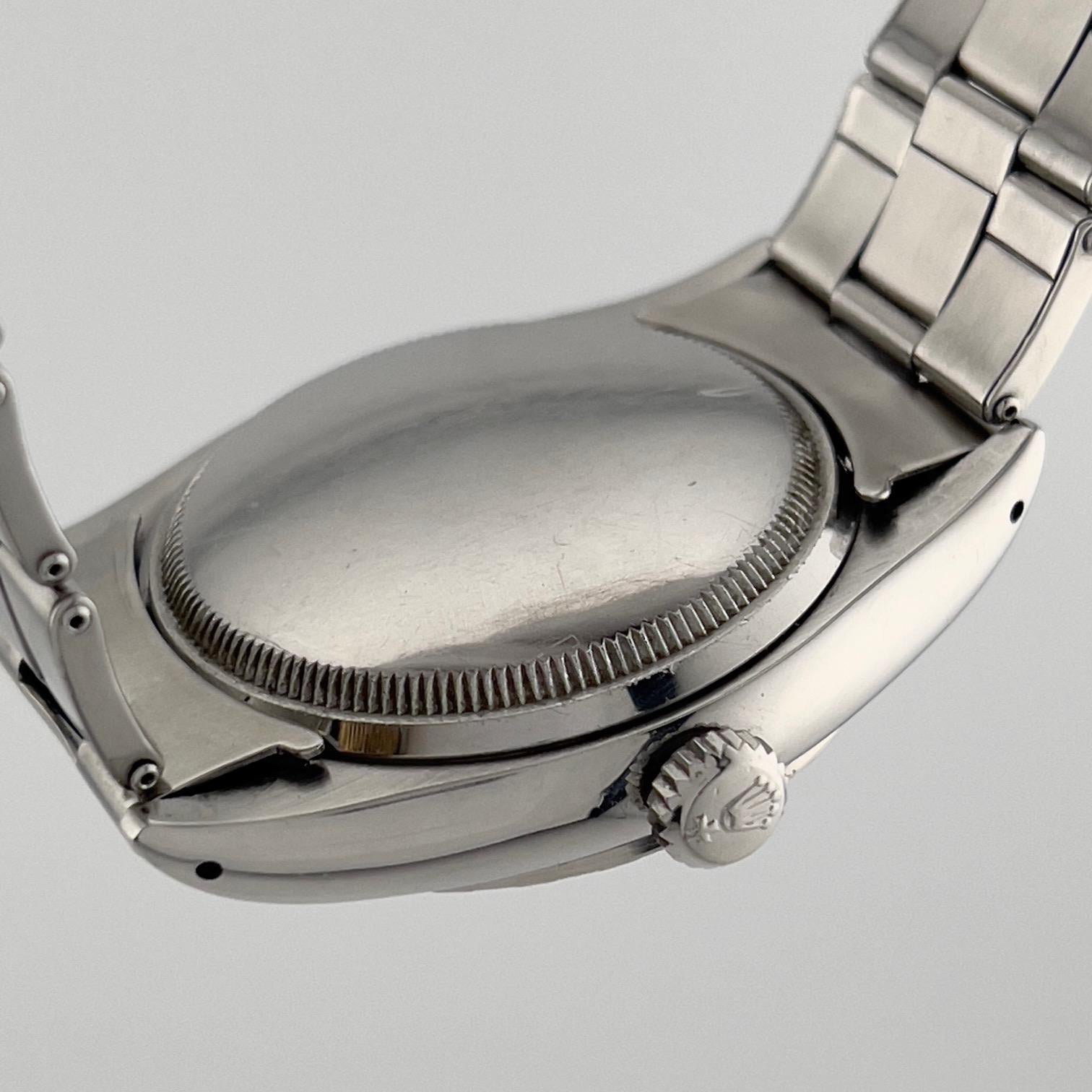 Vintage Rolex 6305 RED Datejust Raro DIAL TROPICAL Acero inoxidable 36mm en venta 7