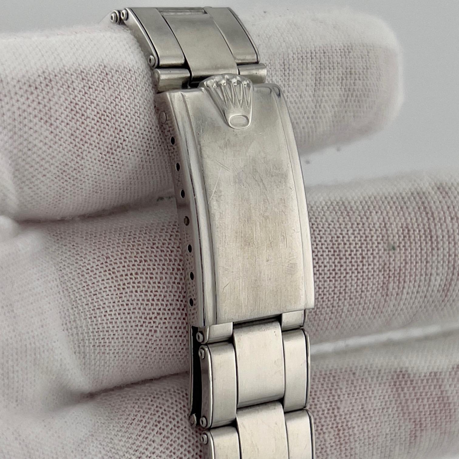 Vintage Rolex 6305 RED Datejust Raro DIAL TROPICAL Acero inoxidable 36mm en venta 4