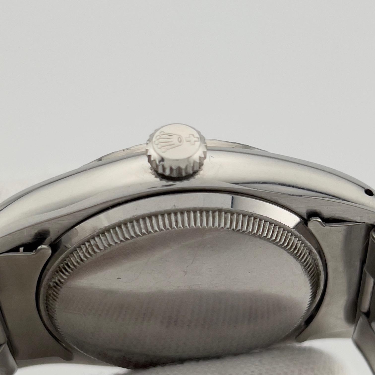 Vintage Rolex 6305 RED Datejust Raro DIAL TROPICAL Acero inoxidable 36mm en venta 5